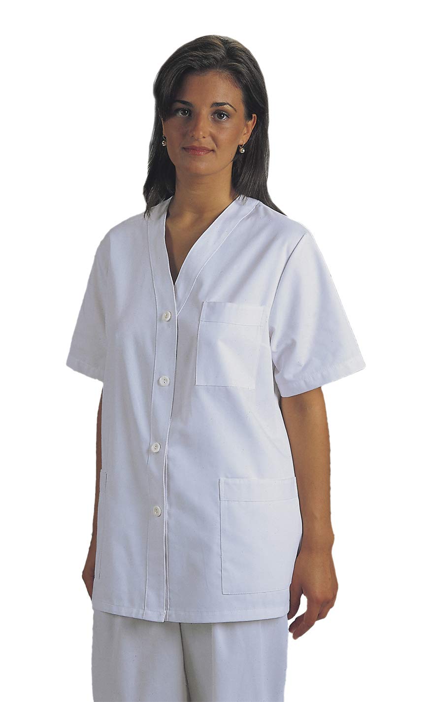 Casaca De Médico. Casaca para Mujer. Manga Corta. Ref: 366