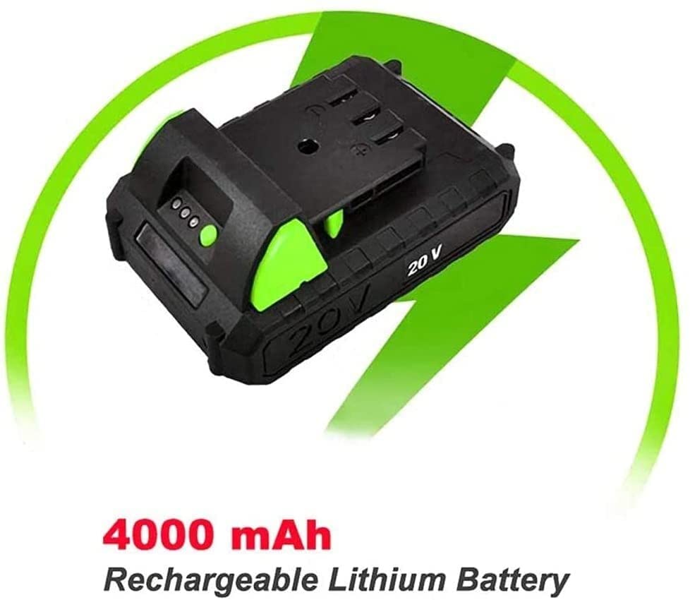 Rotavator inalámbrico manual de 20V cultivador eléctrico con batería recargable de 4000 Mah 4
