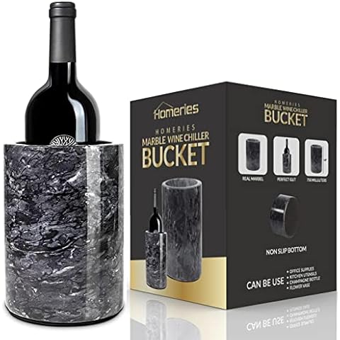 Homeries Marble Wine Chiller Bucket for Parties Cover
