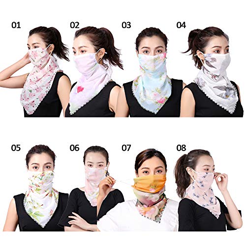 1 Peça Protetor Solar UV Protetor Solar Rosto Pescoço Cachecol Lenço À Prova de Vento Protetor Solar