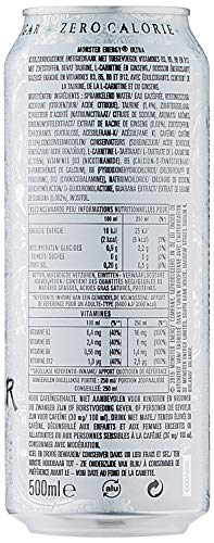 Monster Energy Ultra White Energiedrank, 500 ml x 12 Stuks - Image 7