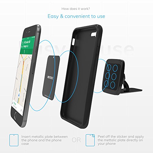 Wuteku Magnetic Cell Phone Dashboard Holder Kit for Car - Works on All Vehicles, Phones and Tablets - Compatible with Phones XR XS X 8 7 and Samsung S10 S9 S8 by Pro Driver - Strong 3M - Thumbnail 6