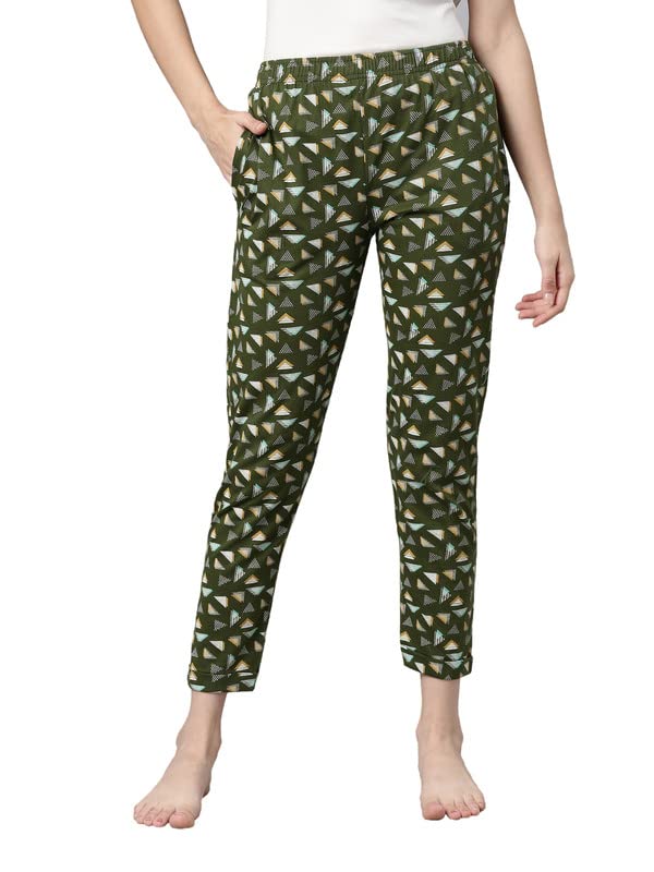 Curare Women's Cotton Regular Printed Lounge Pants WYP-PM_P