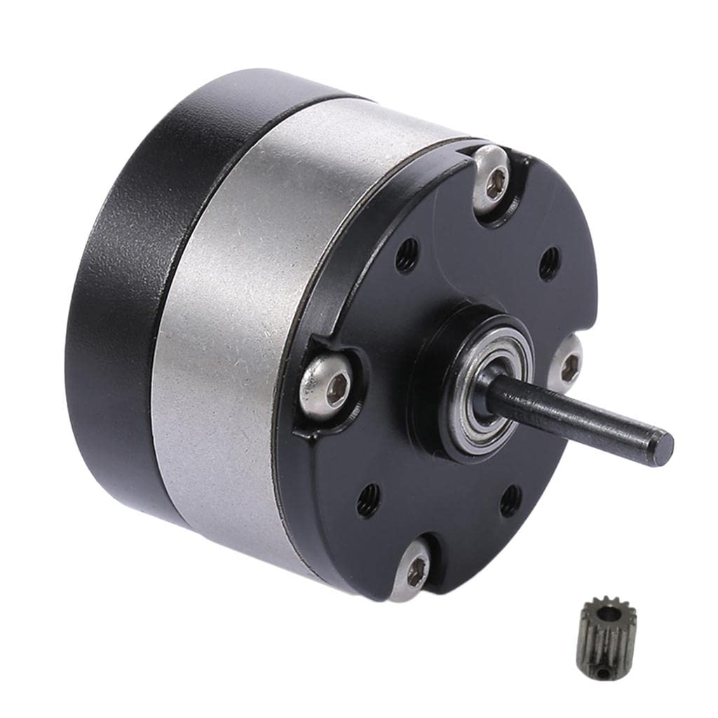 Gralara Planetary Getriebereduktion Einheit mit 540 Motor Zubehör Zahnradreduktionsmodul RC Auto Teile Stahlmaterial für Reibungslosere Fahrzeugstarts für