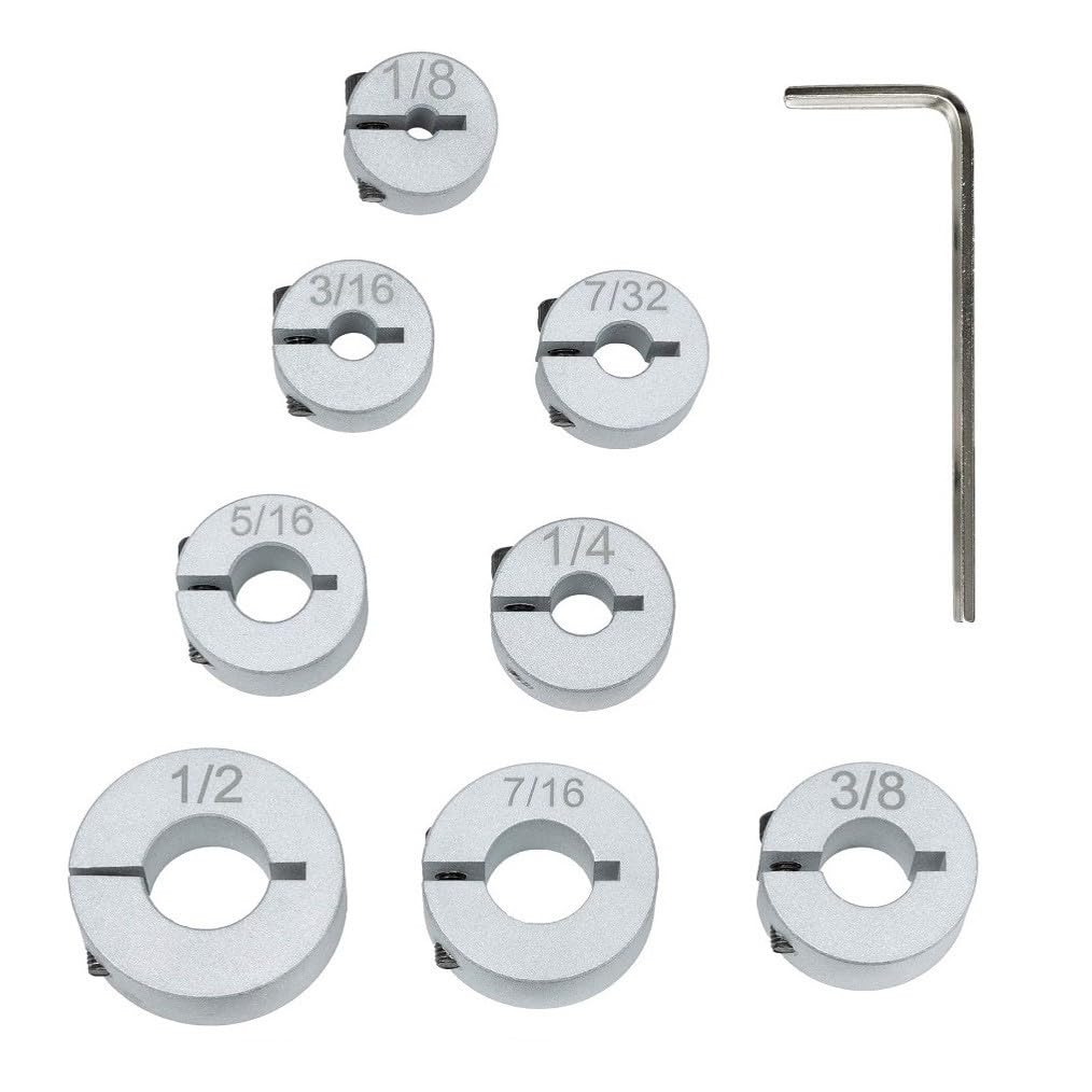 Rueda de polea de aluminio de 5 pasos con correa trapezoidal para taladro de sobremesa, eje 14 mm o 22 mm