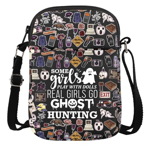 Ghost Hunter Gift Spooky Gift Real Go Ghost Hunting Crossbody Bag Paranormal Investigator Gift