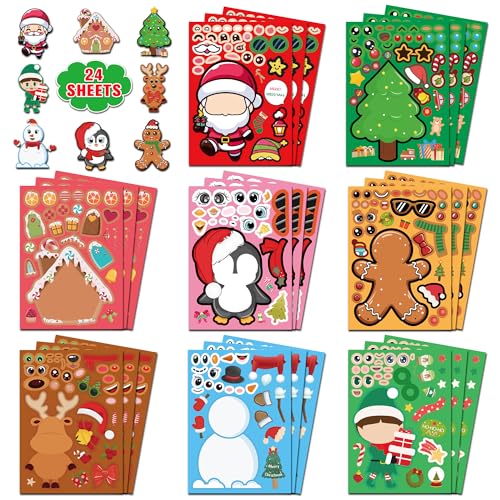 Stocking Stuffers for Kids - Christmas Stickers - DIY Christmas Crafts...