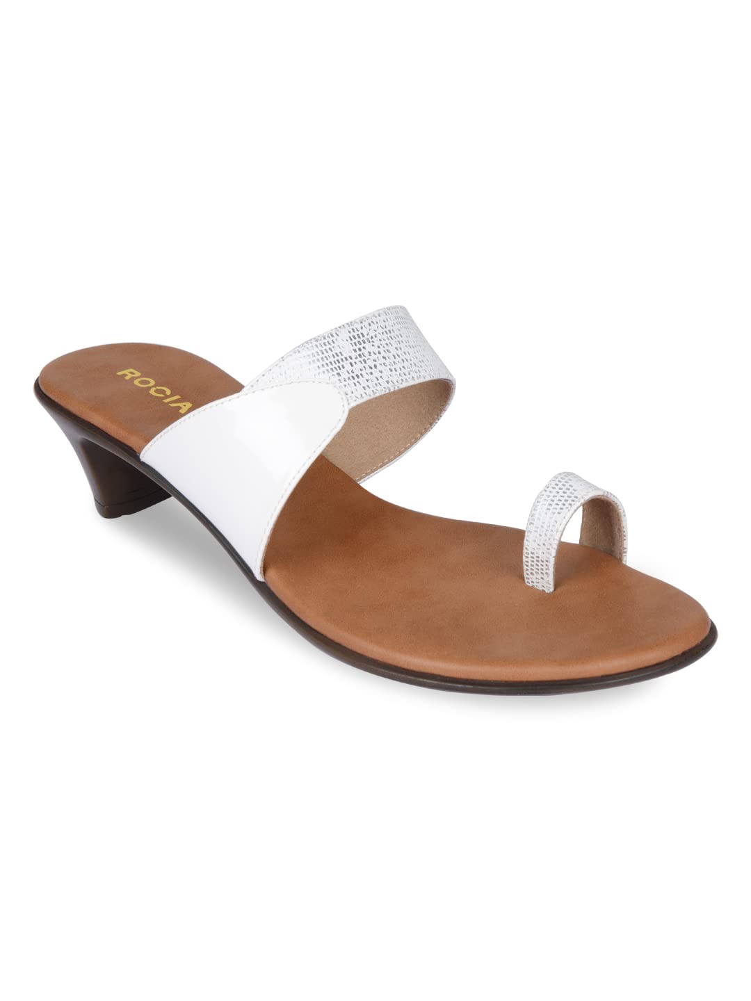 ROCIA White Women One Toe Sandals (B0B9K7CTVV) Amazon Price History, Amazon Price Tracker