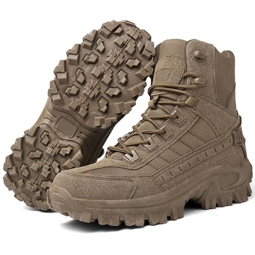 Lusinn Men's Waterproof Orthopedic Work Boots