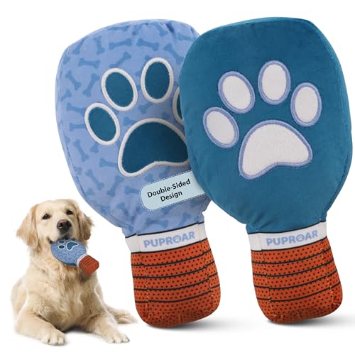 PUPROAR Pickleball Dog Toy, Funny Squeaky Plush Pickleball Birthday Gift