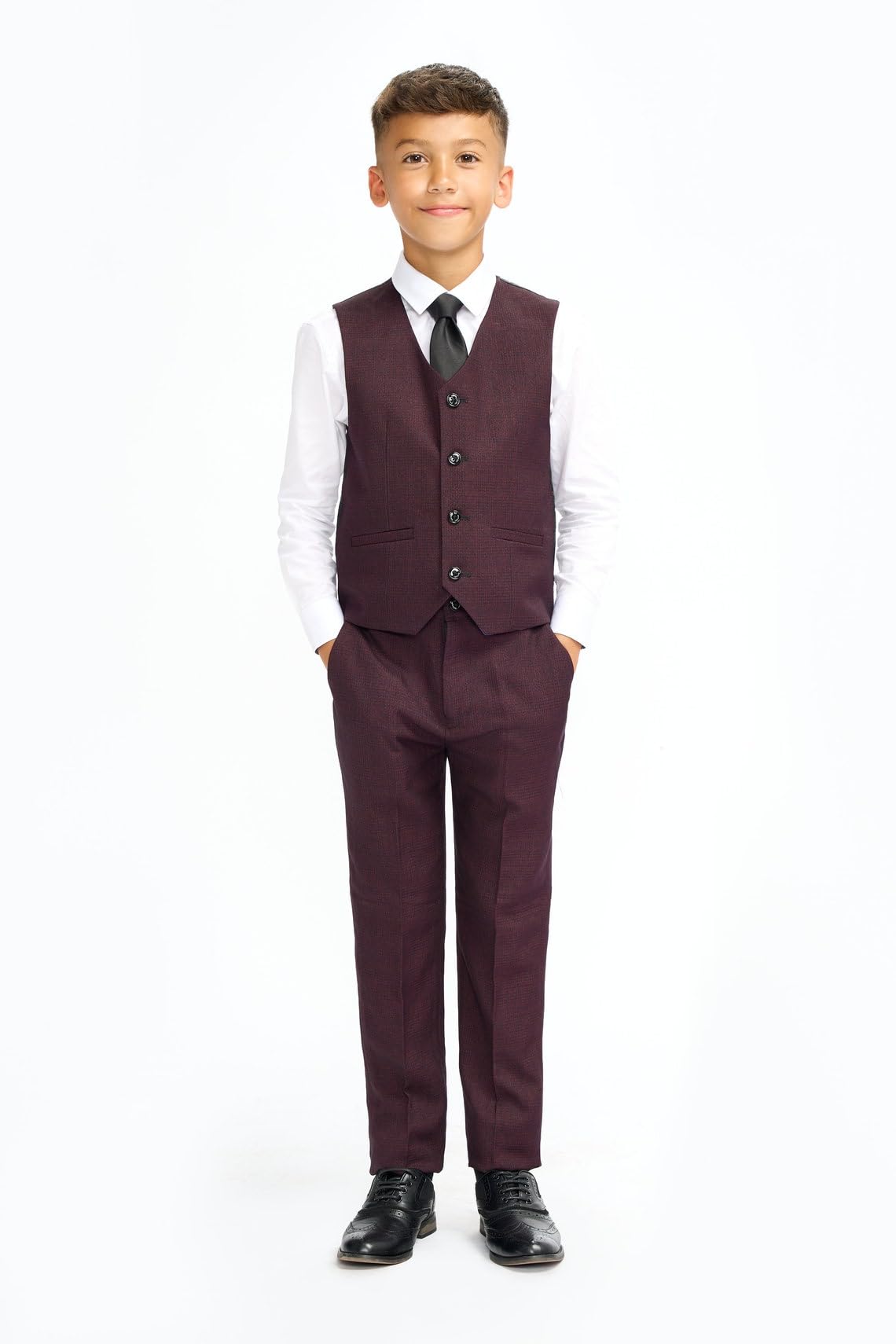 SIRRI Abito Slim Fit da Uomo e Ragazzo, Set di Abiti da Sposa da 3 a 6 Pezzi, Abito Formale Elegante
