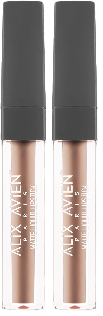 Alix Avien Uzun Süre Kalıcı Kadifemsi Kuruma Yapmayan Mat Likit Ruj Matte Liquid Lipstick 507 Dark Dusty Pink (2 paketi)