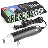 ARTEZA Mini Heat Gun for Crafts, 300W, 212–392° Fahrenheit, Ergonomic Lightweight Hot Air Gun for Embossing, Pouring, Drying Resin