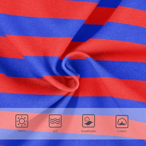 Red Blue Stripe Toddler Girls's Underwear 2T3