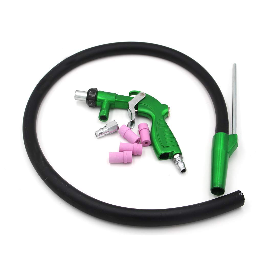Kit de pistolet à sable PS-2 avec 4 embouts de buse en céramique 5 mm et 6 mm (laser + 4 buses)
