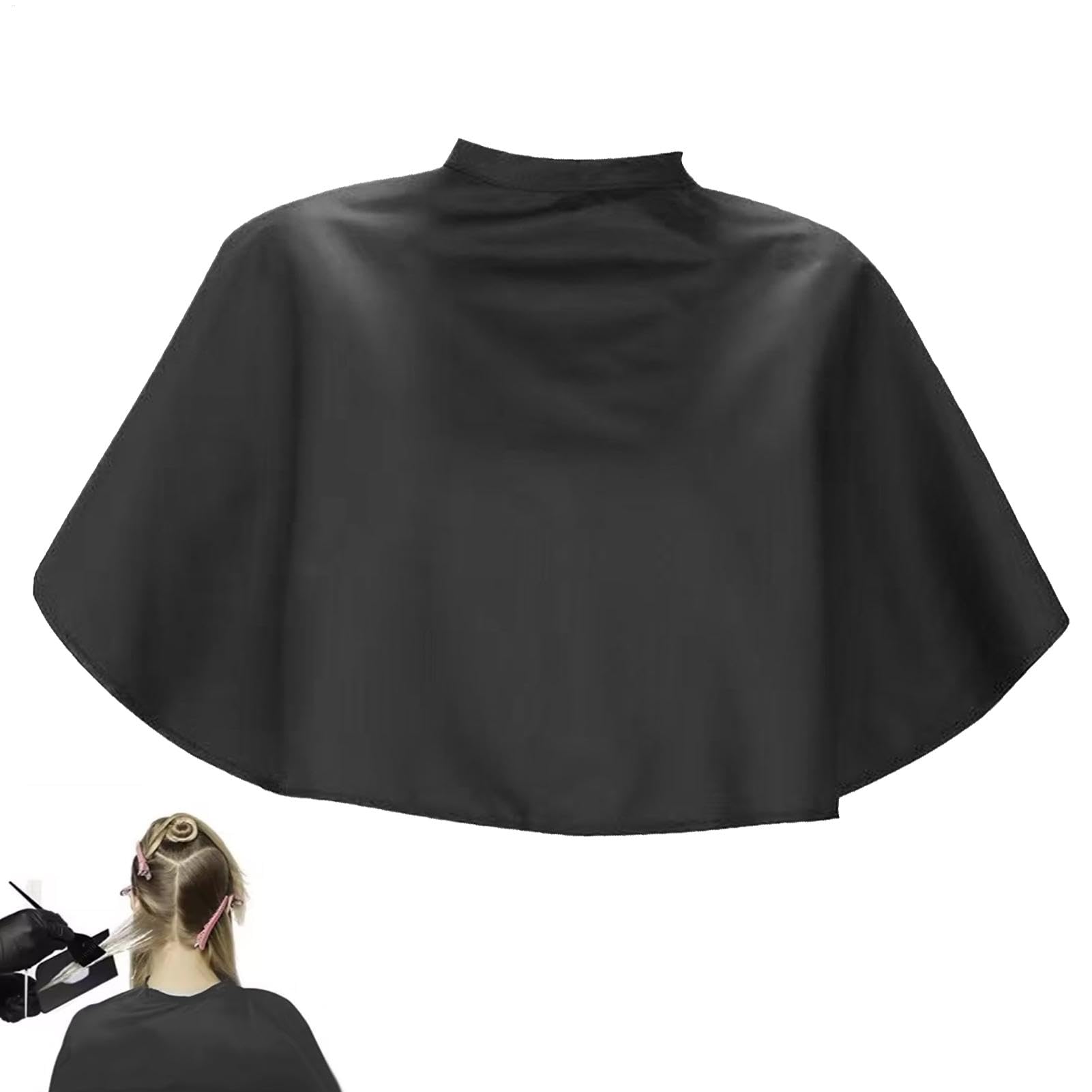 [Gitekain] Hair Coloring Cape, Professional Hairdressing Apron, Barber Cape Home, Adjustable Hairdressing Cape, Short Length Hair Cut Cover, Salon Equipment Cape, Waterproof Cape, single attribute