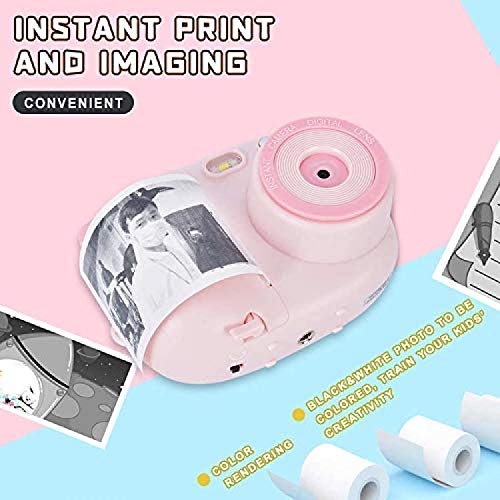 ZHJIUXINGBT Sofortdruckkamera USB Child Digital Sofortbildkamera Kinder Digitalkamera Drucken Machen Sie Fotos – Bild 8