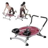 Fitness Turntable Abdominal Trainer - Home Gym Core Workout Equipment with Rotatable Kneeling Pad