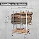 wolfcraft Sägebock 5121000 - klappbar - Robuster & stabiler Holzbock zum schnellen Zuschneiden von Brennholz - inkl. Auswurfsicherung/Tragkraft: 150 kg