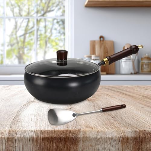 Wok de Hierro con Tapa y Espátula, 24 cm miniatura 7