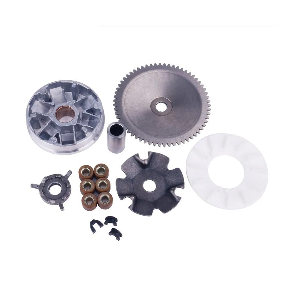 Misura for GY6 49cc 50cc Scooter Ciclomotore Kit Variatore Completo Frizione Anteriore Puleggia con Rulli pesi 139QMB 139QMA