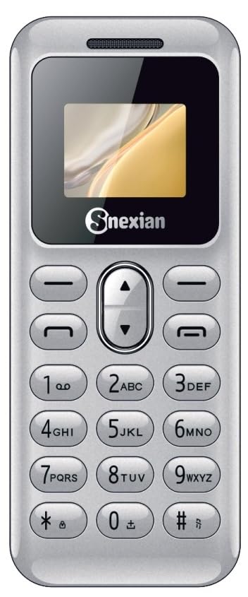 Image of Snexian All-New Bold A27 Small Size Dual Sim |Keypad Mobile| with 0.66 inch Display| BT Dialer | Small Phone|Bluetooth Size| Voice Changer |Long Lasting Battery | Feature Phone | Silver