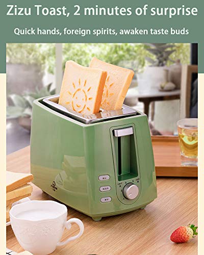 Guoz Toaster,Frühstückstoaster zu Hause,Mini-Kompakt-Toaster,beheizter Brotscheiben-Toast,Edelstahl-Liner,doppelseitiges… – Bild 3