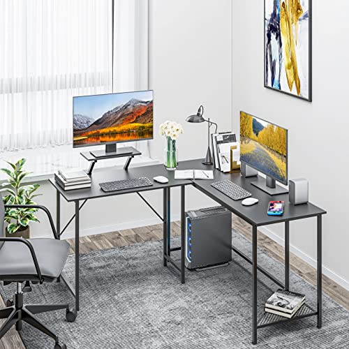 Buy Bizzoelife L Shaped Large Computer Desk 88" Reversible Corner