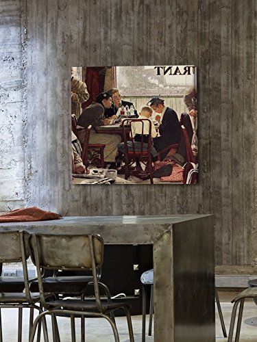 Marmont Hill Norman Rockwell Prints On Canvas Saying Grace Art Print, 24 By 24" #TOP4