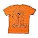 Dragonball Z Goku Collage Outline Adult Orange T-Shirt
