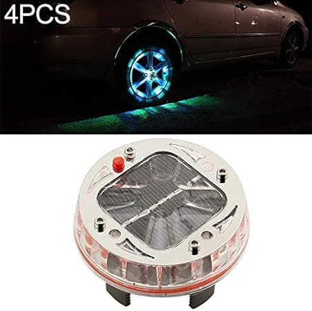Amazon 4 Pcsソーラーled車のタイヤの装飾ライトが点滅カラフルなホイールハブ雰囲気ライトワイヤレスリモートコントロール Luckyqq オートバイ 電動バイク バギー 車 バイク Amazon 4 Pcsソーラーled車のタイヤの装飾ライトが点滅カラフルなホイールハブ雰囲気ライトワイヤレスリモートコントロール Luckyqq オートバイ 電動バイク バギー 車 バイク