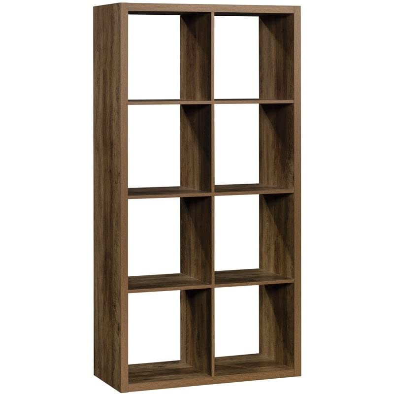 BOWERY HILLModern Engineered Wood 8-Cube Organizer in Rural Pine