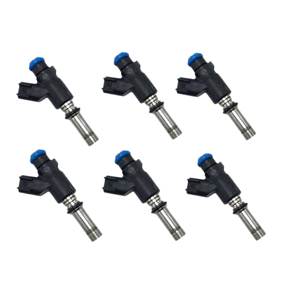 Car Fuel Injector Nozzle 6Pcs A34G 25380933 55559377 Compatible with Chevrolet Aveo Aveo5 1.6L 2009-2011 Hyundai Accent Opel Astra
