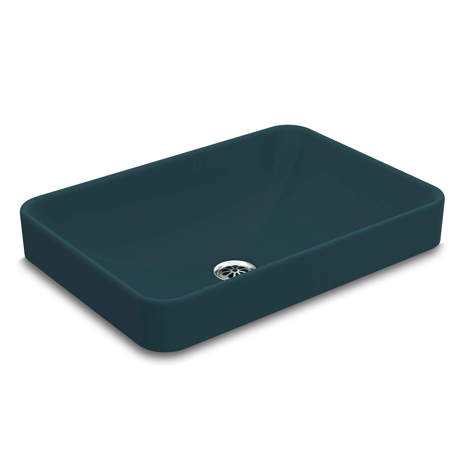 KOHLER Forefront Rectangular Vessel Basin, Without Deck, Honed Peacock (5373IN-HP1) (B07V4ML1XX) Amazon Price History, Amazon Price Tracker