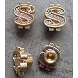 moto dollar 500 a vendre  hotrodspirit - Bouchon Valve de Roue (x4) Dollar doré Auto Moto Velo Kustom