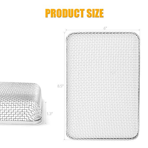 SnowyFox Flying Insect Screen - RV Water Heater Screen Stainless Steel Mesh Cover - Installation Tool Included, Fit Atwood 6/10 Gallon, Suburban 6 Gallon Water Heater Vents, Size: 6 x 8.5 x 1.3inch