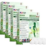 Moringa 10 In 1 Nano Mikronadelpflaster, 4 Pack Moringa Berberin...