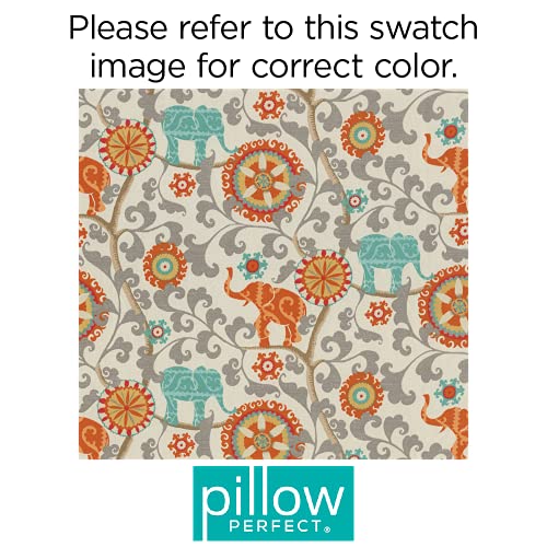 Comfort Classics 18W x 18Dx 2H Sunbrella Outdoor Waterfall Style SEAT PAD Cushion in Aruba Inc. Made in USA