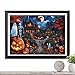 Vmiorzq Puzzle Di Halloween Per Adulti | Puzzle da 1000 Pezzi con Casa Stregata,Giochi Educativi E Gioco Da Tavolo,Decorazione per Interni immagine