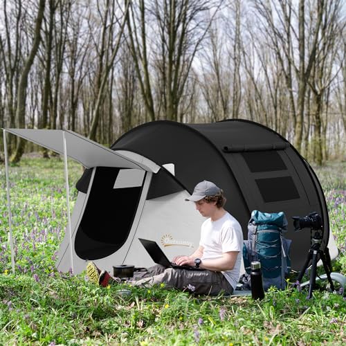 Carpa de Camping Outsunny para 3 Personas miniatura 2