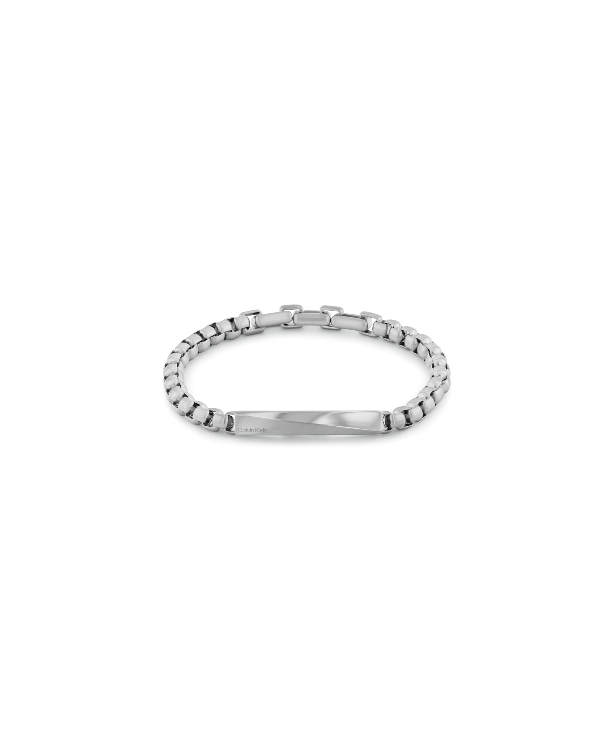 Pulsera de identificación de acero inoxidable Calvin Klein para hombre