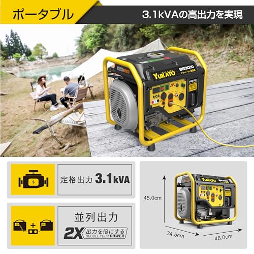 YUKATO インバーター発電機 Y-BS30Xi の商品画像 1