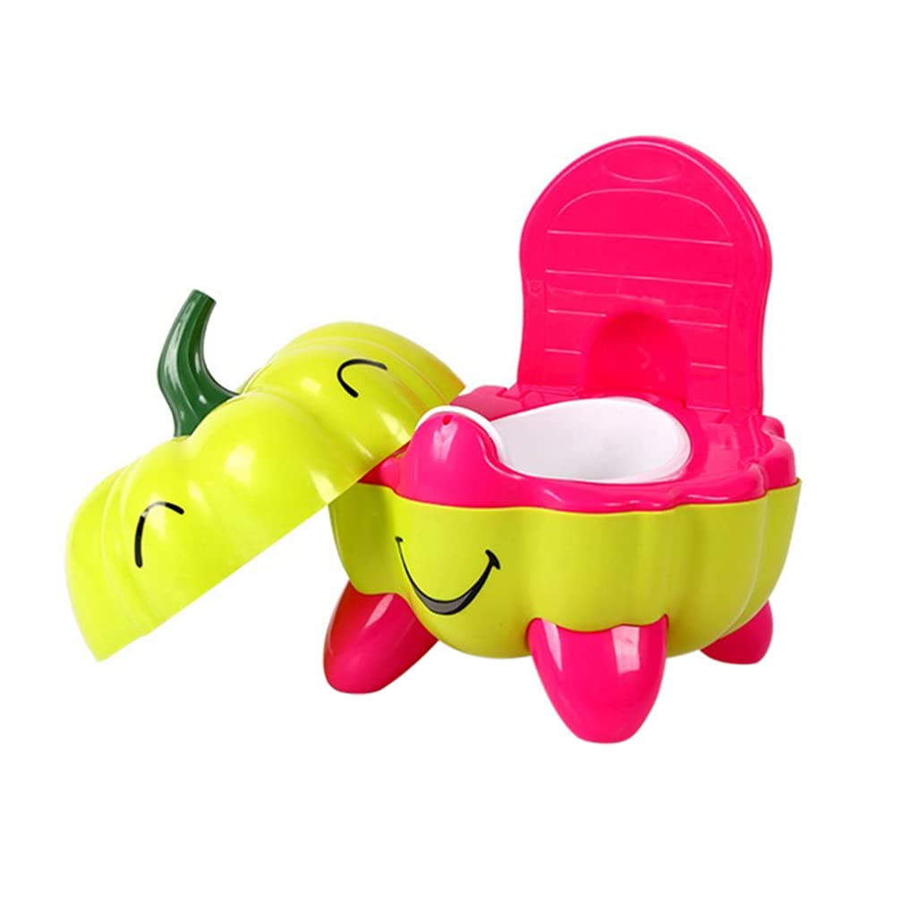 Toddmomy Vasino per Removibile con Design Forma di Zucca Sedile da Allenamento per Toilette Facile da Pulire Adatto e Crescita