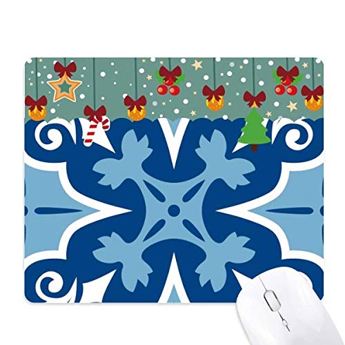 Tapis de souris Maroc bleu en caoutchouc pour éviter les glissements sur le bureau