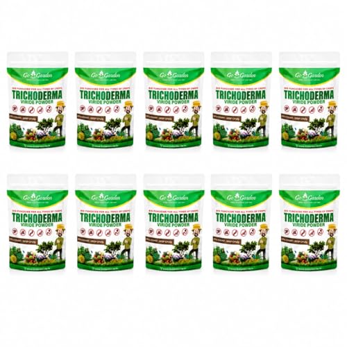 Image of Go Garden Trichoderma Bio Fungicide for Plants 900g x 10 Pack | High CFU Organic Fungicide (2 x 10⁸ CFU /g) | Controls Root Rot, Wilt & Soil Fungus | Bulk Pack for Farming & Gardening