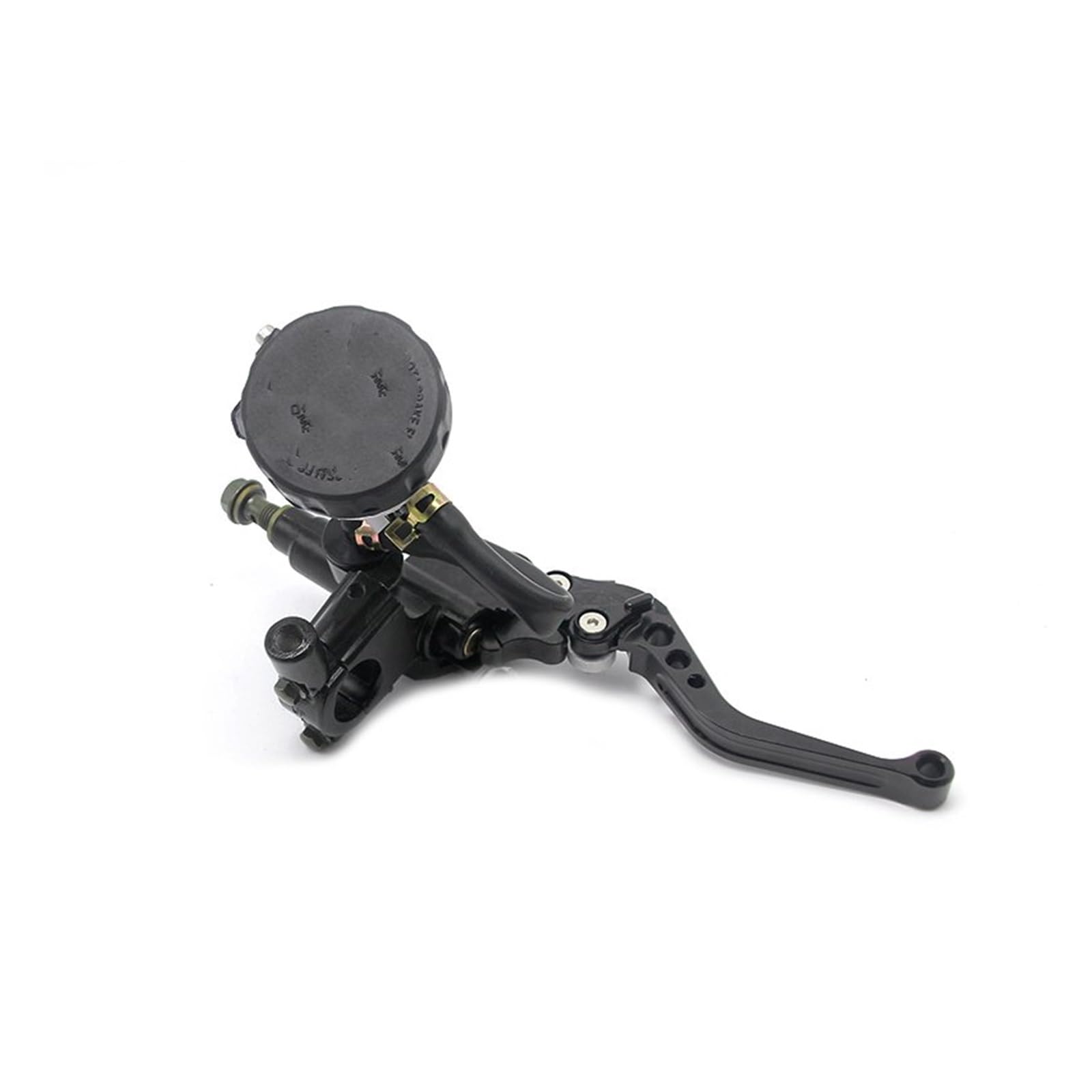 Iukmr Brake Black Motorcycle Clutch Brake Lever 7/8" 22Mm Motorcycle Clutch Brake Master Cylinder Reservoir Levers Kit Fluid Set(Brake Black)
