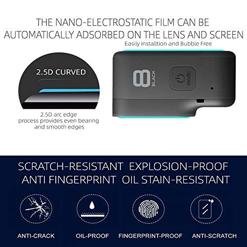 Linghuang Pellicola Salvaschermo per GoPro Hero 8