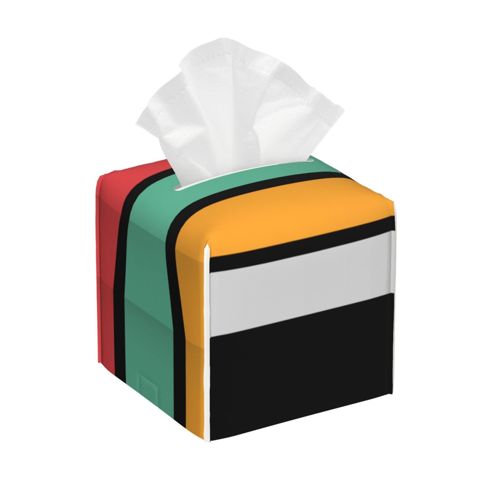 Airplane Square Tissue Box Cover with Modern and Stylish Bottom Tissue Box Storage Space