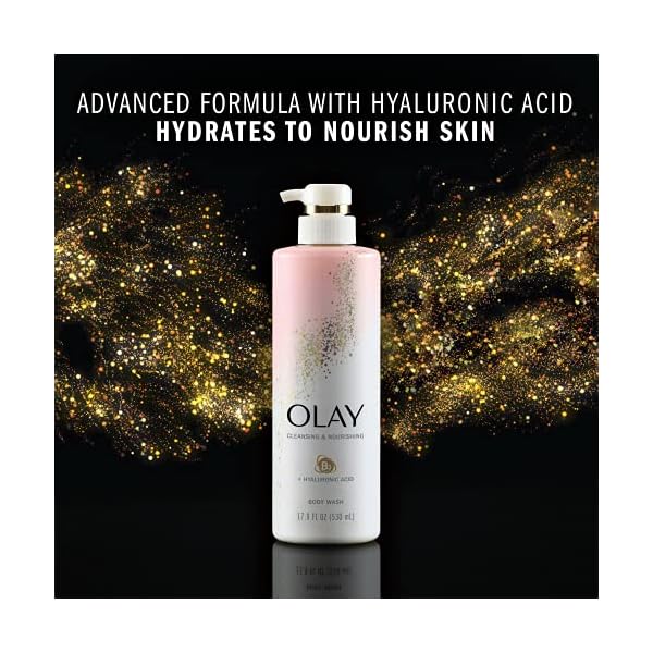 Olay-Body-Wash-with-Hyaluronic-Acid-and-Vitamin-B3-Cleansing-Nourishing-179-Fl-Oz-Pack-of-4 Olay Body Wash Women Cleansing & Nourishing with Hyaluronic Acid & Vitamin B3, 20 fl oz (Pack of 4)