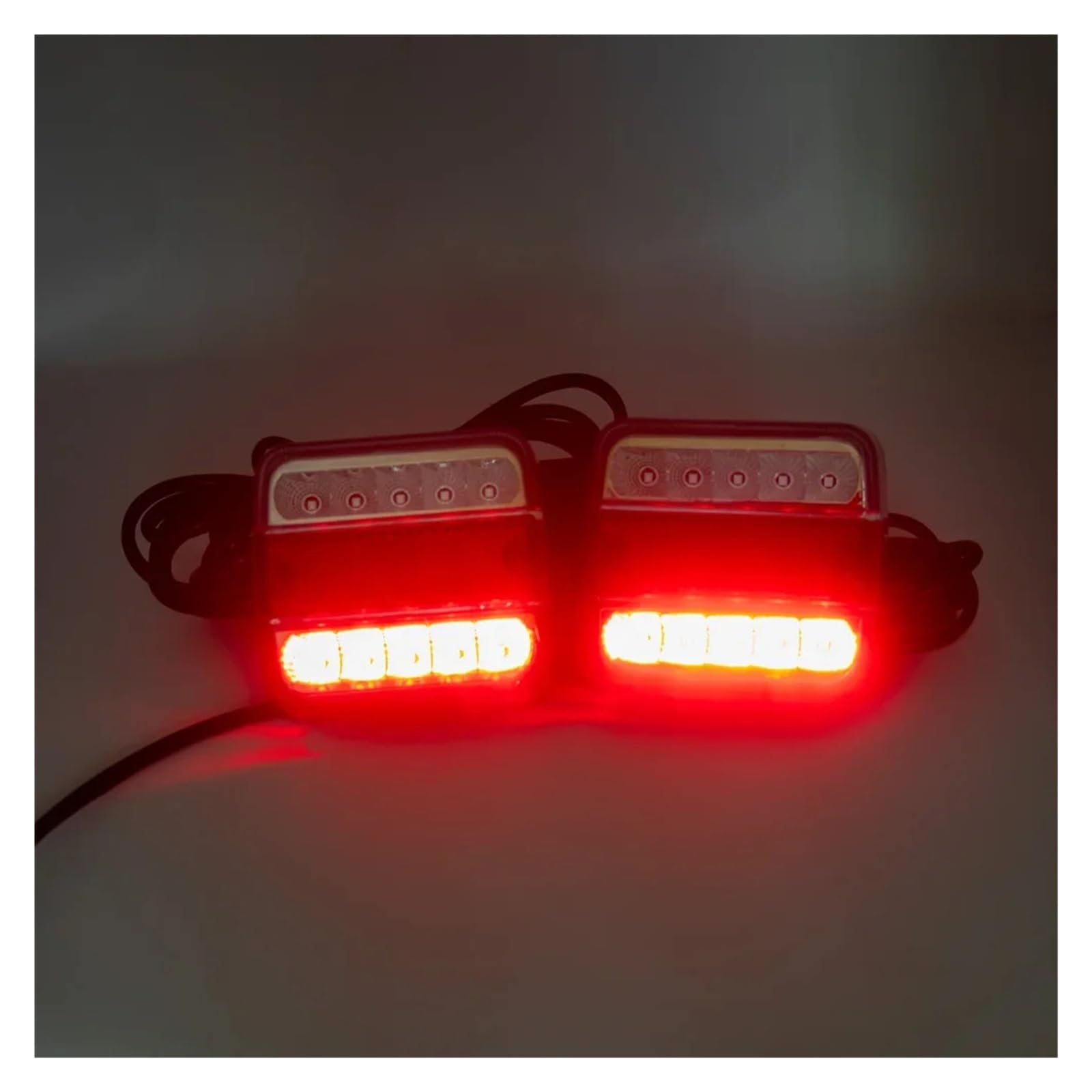 Luz Trasera para Coche, 1 Juego, 12 V, Universal, 7 Pines, luz Trasera combinada para Remolque, Cable de 10 m, Luces LED de Freno y Parada para Remolque y Coche.